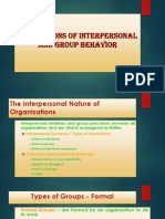 Interpersonal Relation