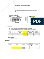 Guidelines For Making A Lesson Plan