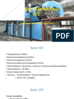 Calculation of Steam Boiler OEE