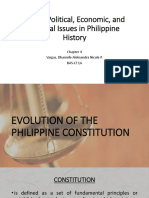 Social, Political, Economic, and Cultural Issues in Philippine History