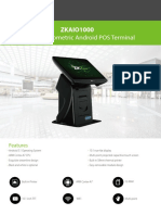 All in One Biometric Android POS Terminal: ZKAIO1000