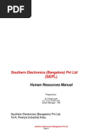 HR Policy of SEPL