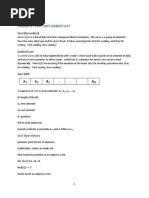 Module Ii - List and Linked List