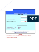 Systematic Investment Plan: Returns Calculator