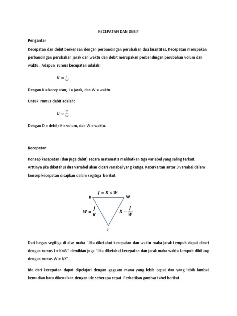 25+ Contoh Soal Perbandingan Debit Kumpulan Contoh Soal