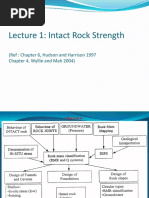 Rock Strength Classification by UCS | PDF