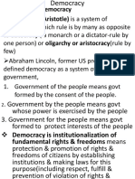 Definition of Democracy