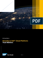 SAP Cloud Platform Security - Trust Matters