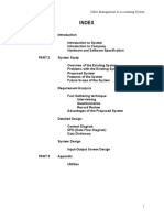 Index: Cable Management & Accounting System