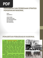 Persamaan Dan Perbedaan Strategi Pergerakan Nasional