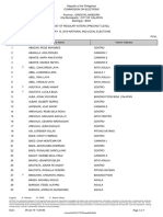 List of voters for Precinct 0184A in Biga, Oriental Mindoro