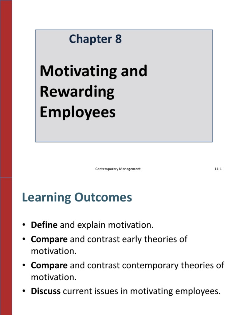 Motivating and Rewarding Employees Guide | PDF | Motivation | Motivational