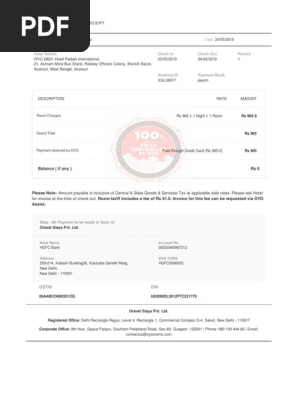 Payment Receipt