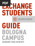 Bologna Campus: ACADEMIC YEAR 2018/2019