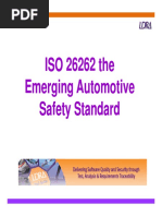 ISO 26262 The ISO 26262 The Emerging Automotive Emerging Automotive Safety Standard Safety Standard Safety Standard Safety Standard