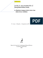 2003 PR55 Conservation Plan For Gaur and Endemic Flora of Shevaroy Bauxite Mines Yercaud