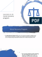 Moral Recovery Program