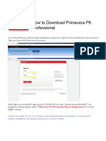 How To Download Primavera P6 Professional From Oracle