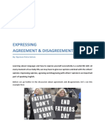 Expressing Agreement and Disagreement