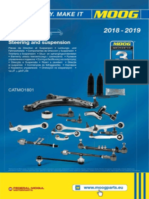 MOOG CATALOG Steering-And-Suspension-2018-2019 PDF | PDF | Nascar 