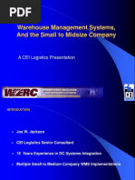 WERC Warehouse Management Systems Pres1 - BH