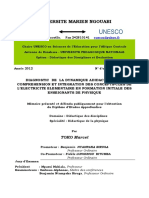 Diagnostic de La Dynamique Adidactique de Comprehension Et Integration Des Concepts-Cles de L'electricite Elementaire en Formation Initiale Des Enseignants de Physique