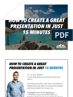 Create a top presentation 