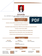 Amanda: Oranization & Experience