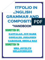 Portfolio in English Grammar and Composition (Part 1)