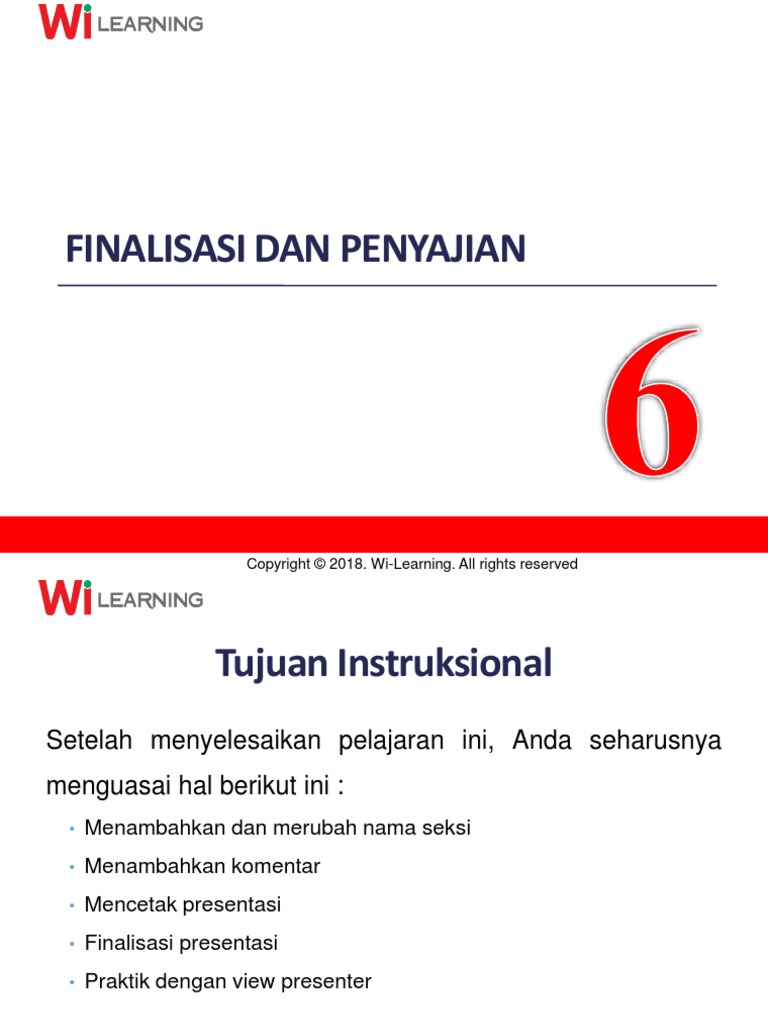 BAB 06 Finalisasi Dan Penyajian | PDF | Komputer