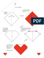 PureHeart origami heart instructions