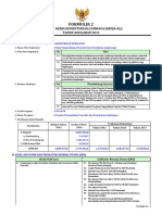 Formulir 2: Tahun Anggaran 2014 Rencana Kerja Kementerian/Lembaga (Renja-Kl)