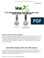 VOC Chek 575 Series Passive Samplers For PPM-level VOCs, SKC, Inc