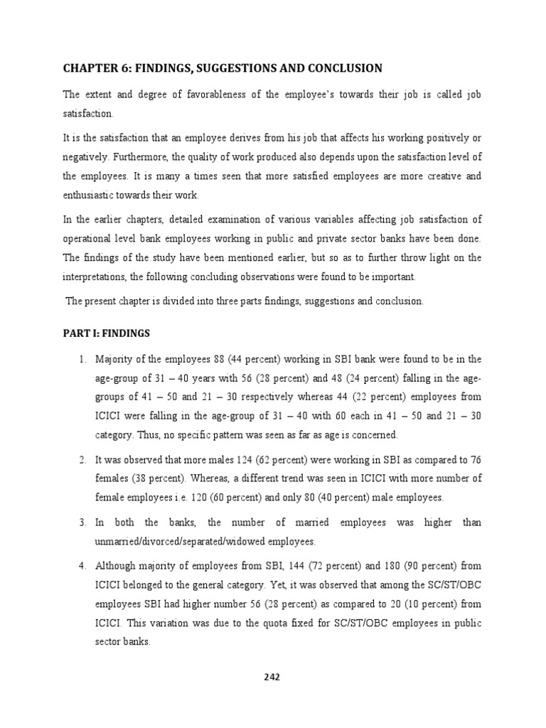 14 Conclusion | PDF | Job Satisfaction | Employment