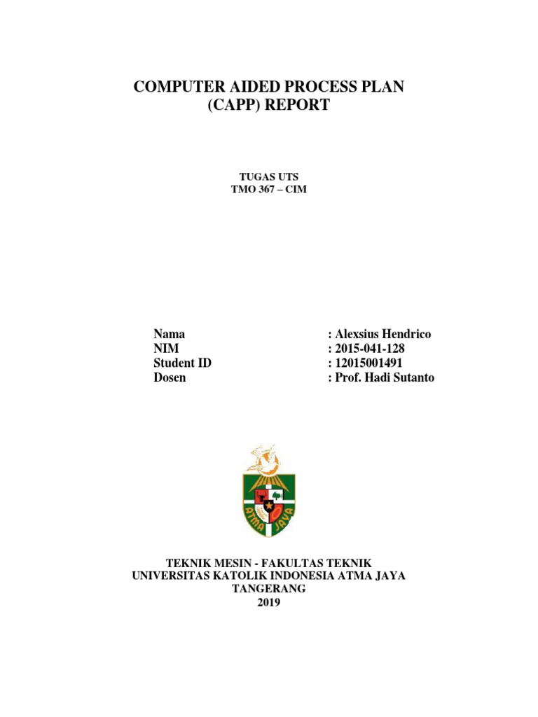CAPP Report for PT. Indobaja Mandiri | PDF
