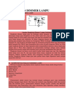 Rangkaian Dimmer Lampu