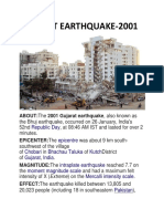 Gujrat Earthquake-2001: ABOUT:The 2001 Gujarat Earthquake, Also Known As