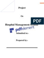 Hospital Management System Project