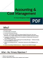 Cost Accounting & Cost Management: For Financial Management Students