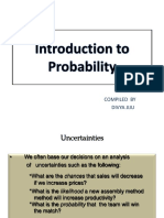 Introduction To Probabilitty