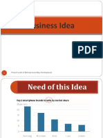 Business Idea: Project Work of Entrepreneurship Development