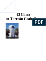 Clima y Ubicacion Torreon