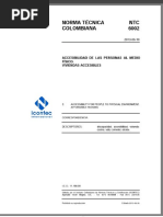 Normativa NTC 4145 sobre Escaleras | PDF | Negocios | Ciencia y matemáticas