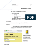 Introduction To PHP PDF