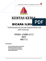 Kertas Kerja Bicara Ilmu