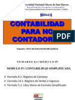 Registros y formatos contables simplificados