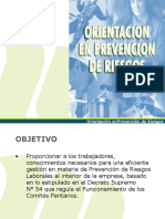 Orientación en Prevención de Riesgos 