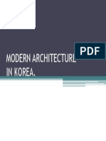 Modern Architecture in Korea