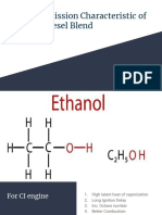 Exhaust Emission Characteristic of Ethanol-Diesel Blend