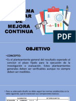 Programa Mejora Continua